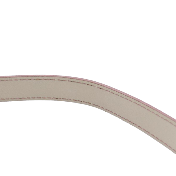 CELINE Paris Macadam Canvas Shoulder Bag Pink Gold Auth 96940 - Picture 8 of 16